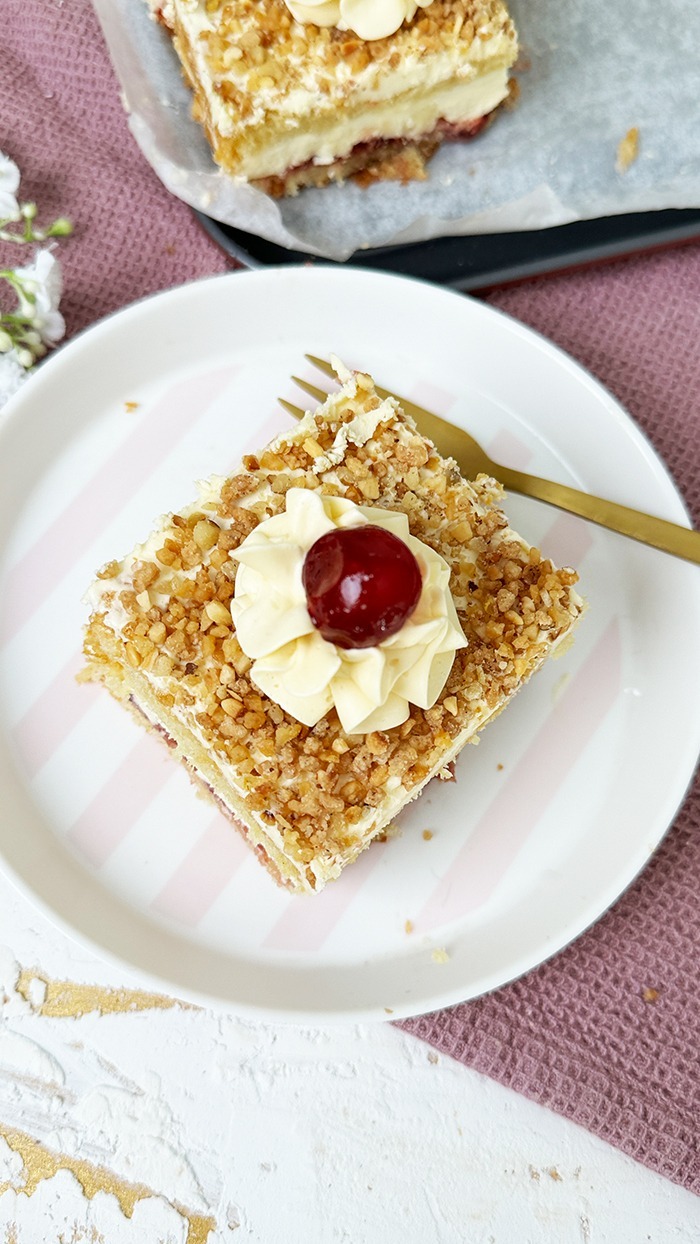 Frankfurter Kranz Schnitten vom Blech unglaublich lecker!