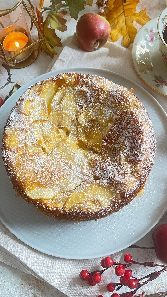 Himmlischer französischer apfelkuchen