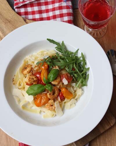 Garnelen Pasta Rezept & AllyouneedFresh 1 IMG Garnelen Pasta Rezept AllyouneedFresh TL