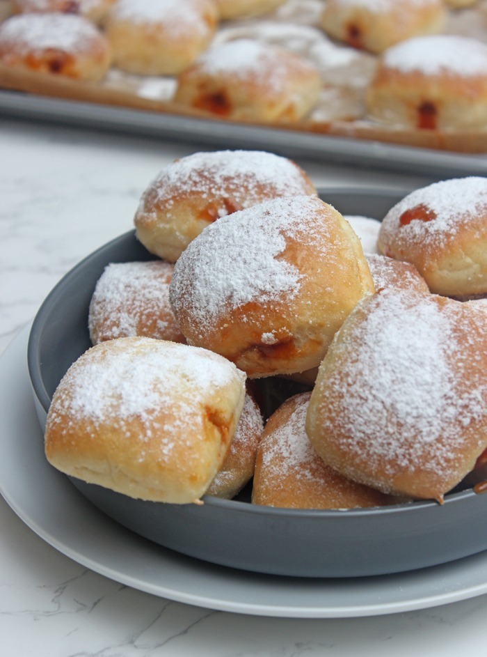 Super leckere gefüllte Buttermilch French Beignets 22