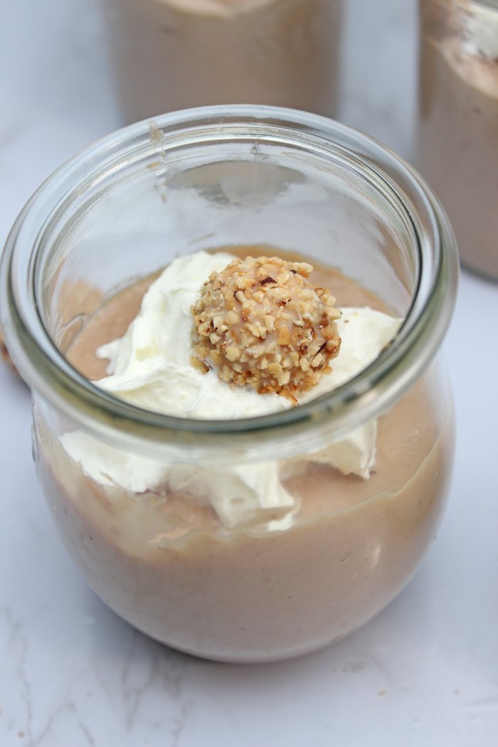 GiottoNougatCreme Dessert im Glas
