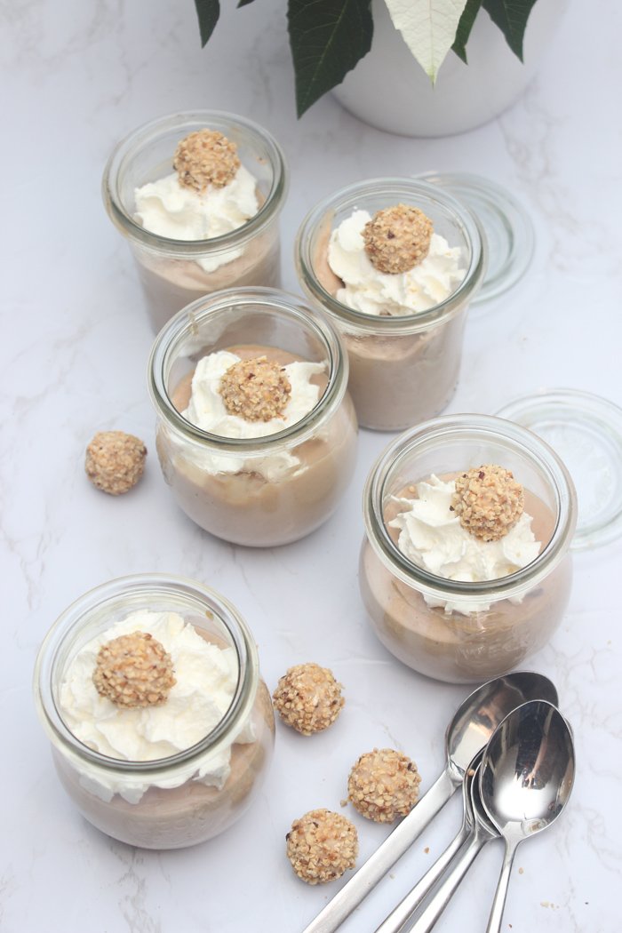 GiottoNougatCreme Dessert im Glas