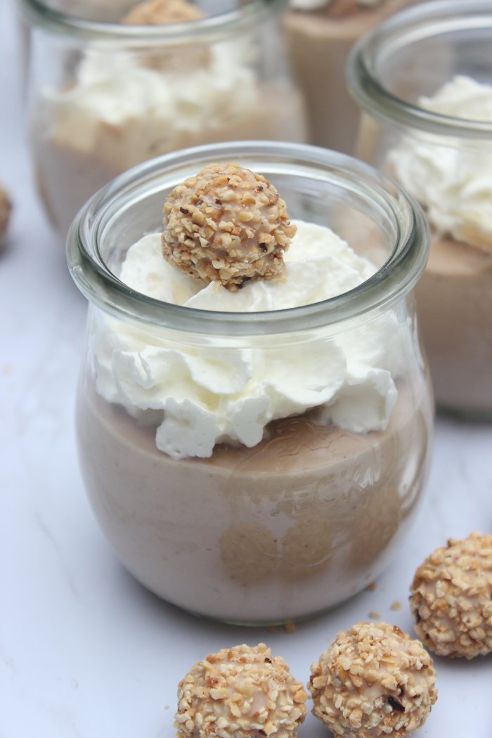 GiottoNougatCreme Dessert im Glas