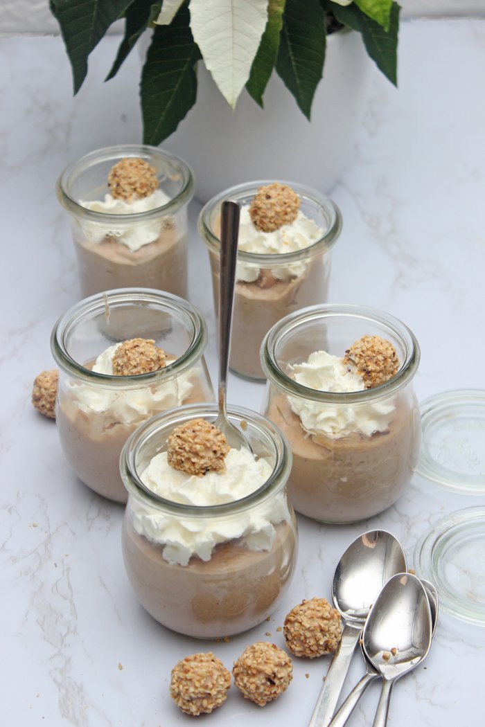 Giotto-Nougat-Creme | Dessert im Glas