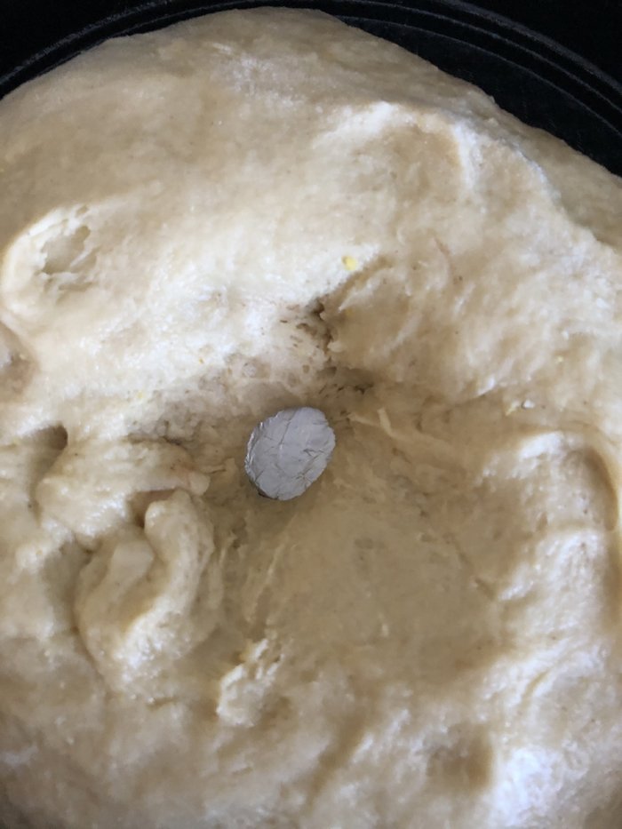 Glückskuchen rezept - mit einer kleinen überraschung im kuchen