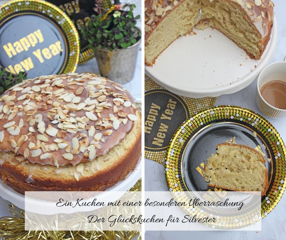Glückskuchen rezept - mit einer kleinen überraschung im kuchen