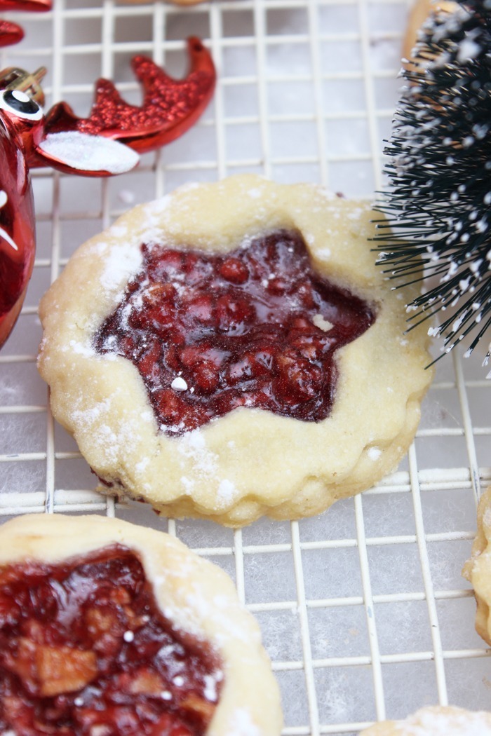 Glühweinsterne Rezept - Fruchtige Weihnachtsplätzchen