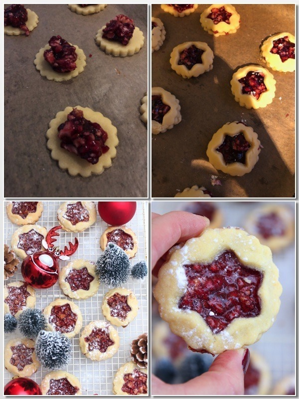 Glühweinsterne Rezept - Fruchtige Weihnachtsplätzchen 