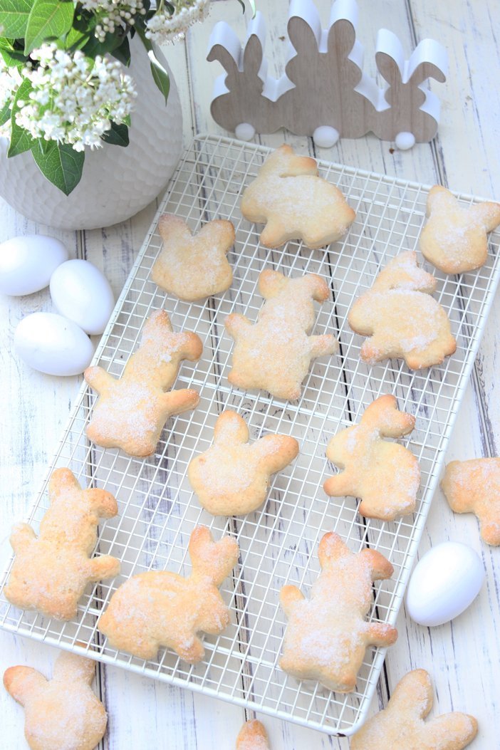 Quarkhasen aus Quark-Öl-Teig Rezept zu Ostern backen 