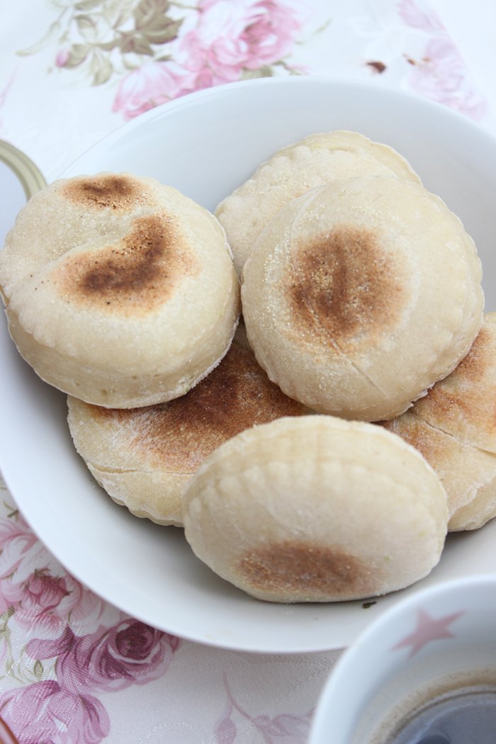 Hausgemachte englische muffins 3