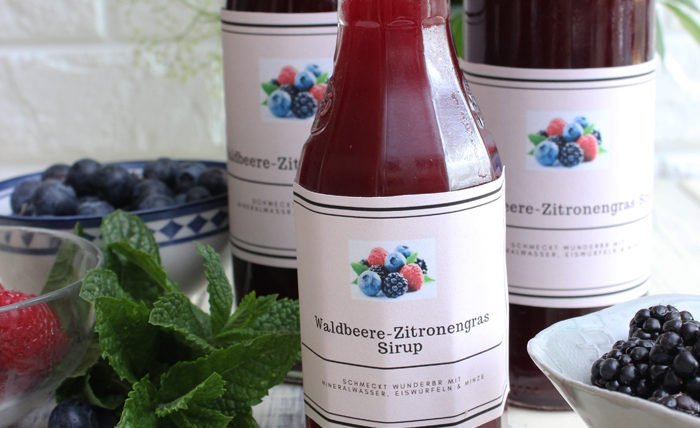 Waldbeeren-zitronengras-sirup selbst gemacht 2