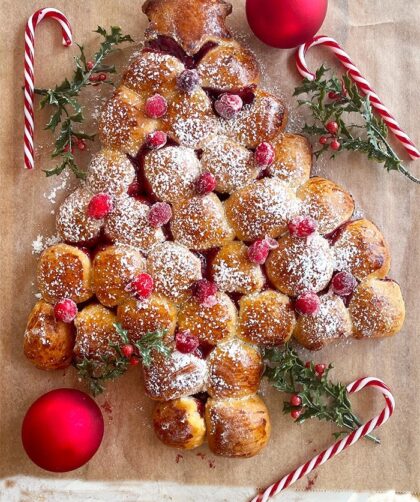 IMG Hefe Tannenbaum mit Kirschmarmelade