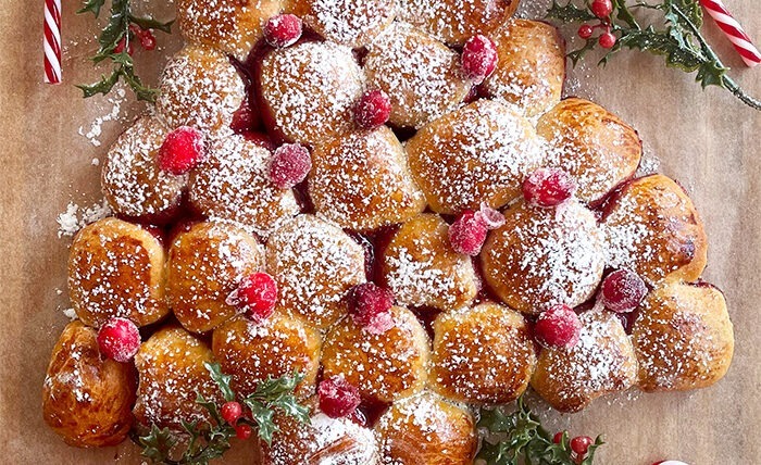 IMG Hefe Tannenbaum mit Kirschmarmelade