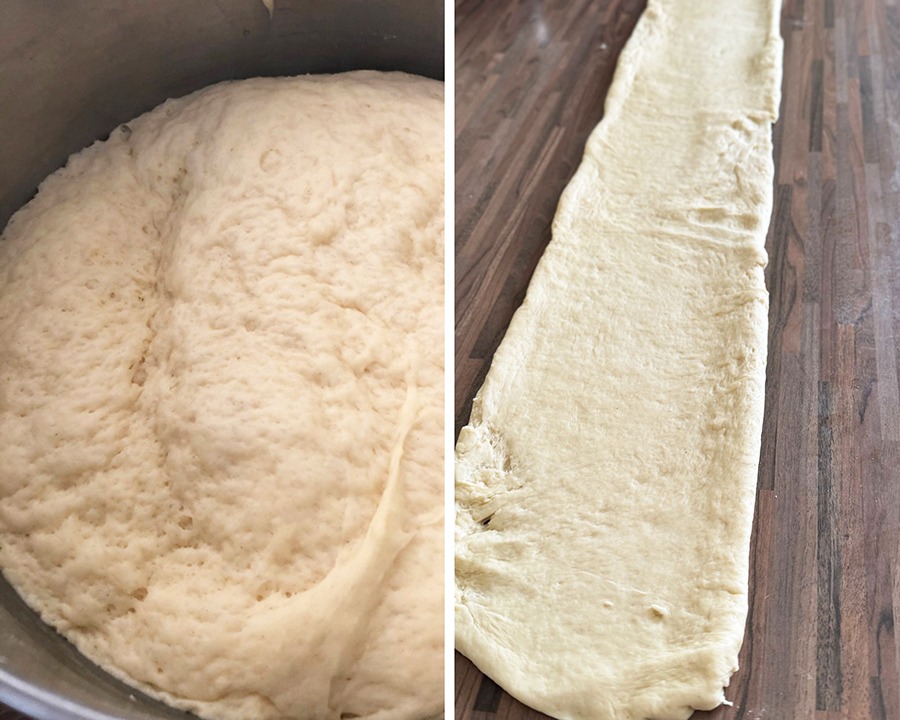 Hefekranz mit Pistazien und Marzipan - Osterkranz 