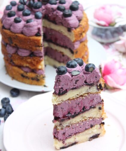IMG Heidelbeer Buttercreme Torte 6