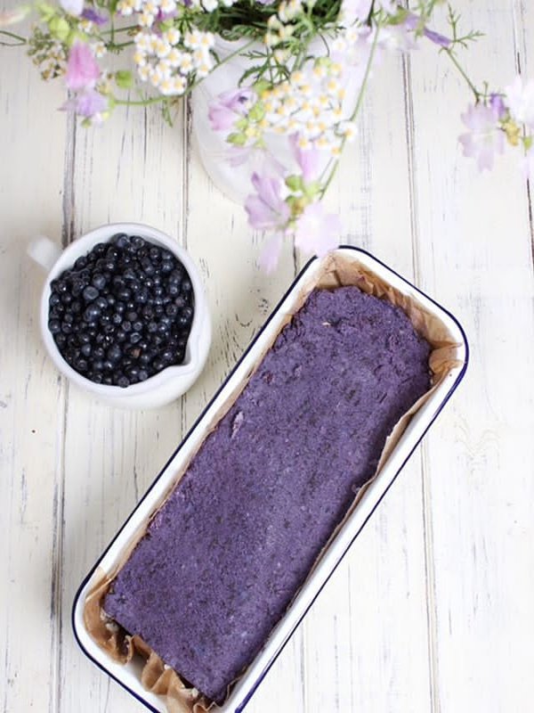 Rezept: Heidelbeer-Nussschnitten | Low Carb, Vegan, Gluten & Laktosefrei