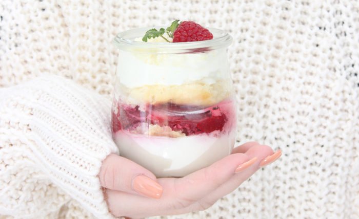 IMG Himbeer Mascarpone Törtchen aus dem Glas 4