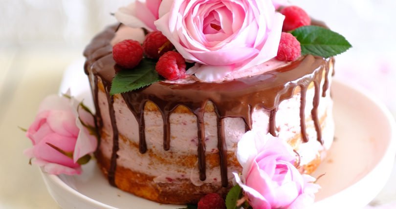Himbeer-vanillecreme torte zum muttertag 2