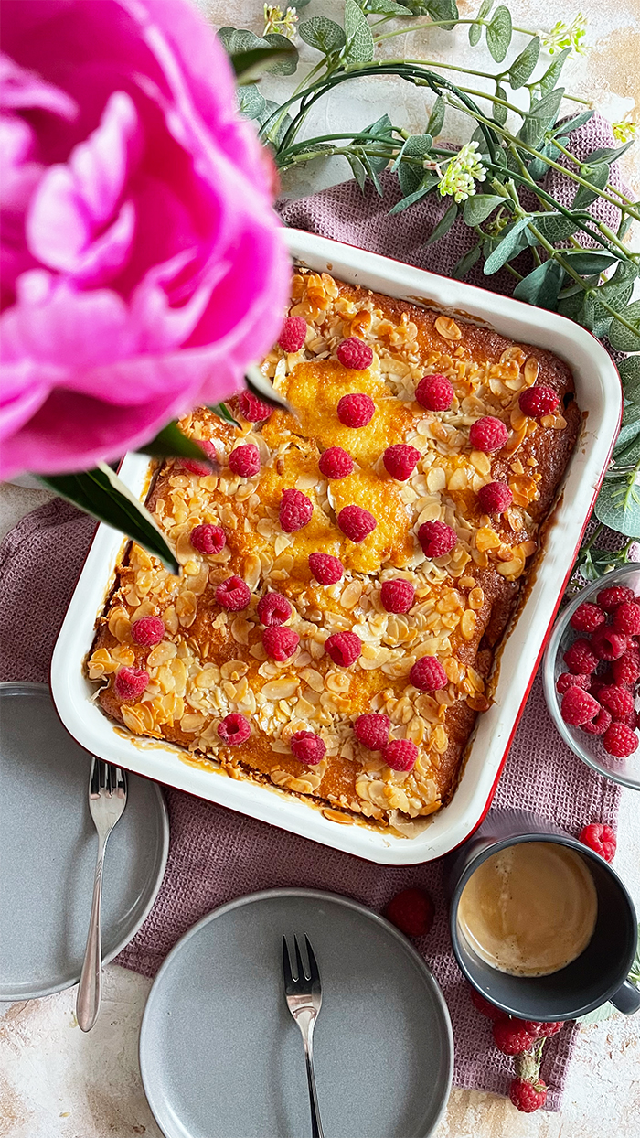 Himbeer-Butterkuchen nach Omas Art Rezept, Himbeerbutterkuchen, Himbeerkuchen