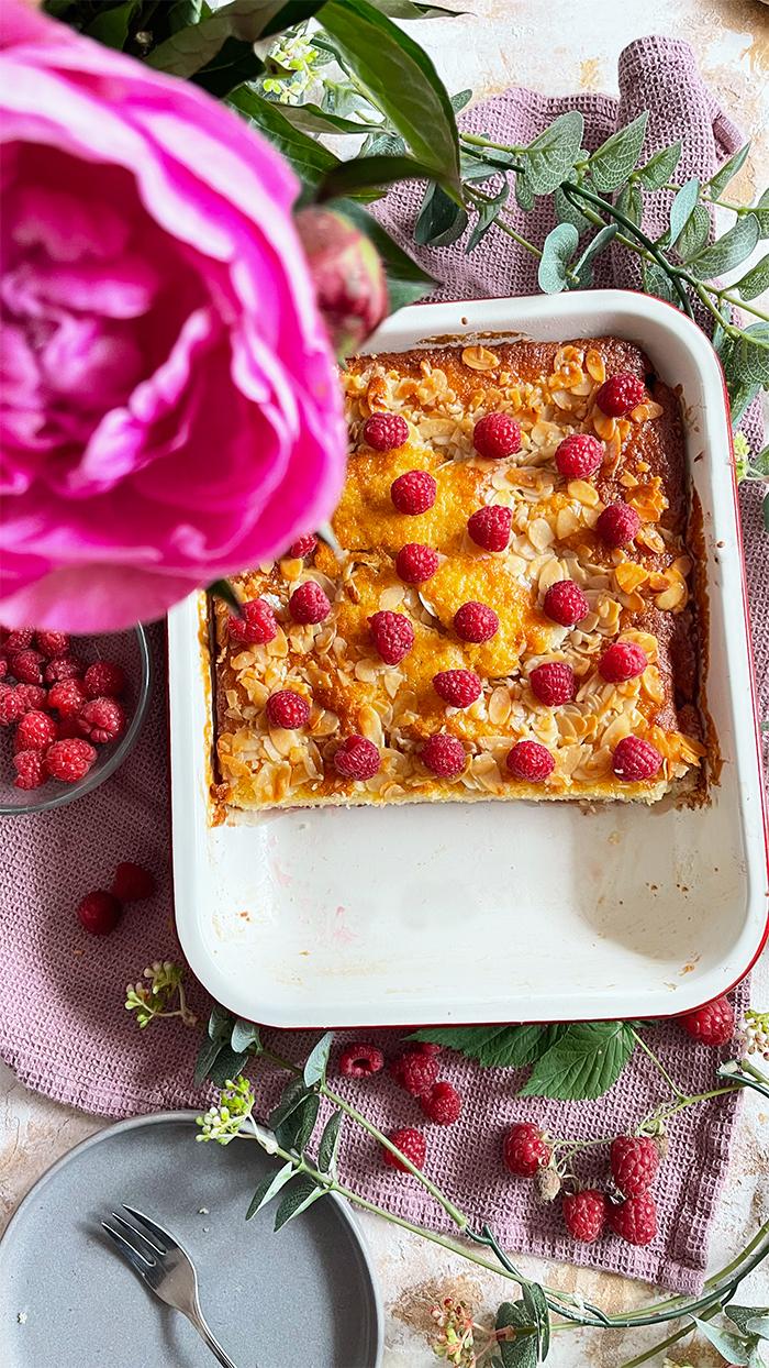 Himbeer-Butterkuchen nach Omas Art Rezept, Himbeerbutterkuchen, Himbeerkuchen