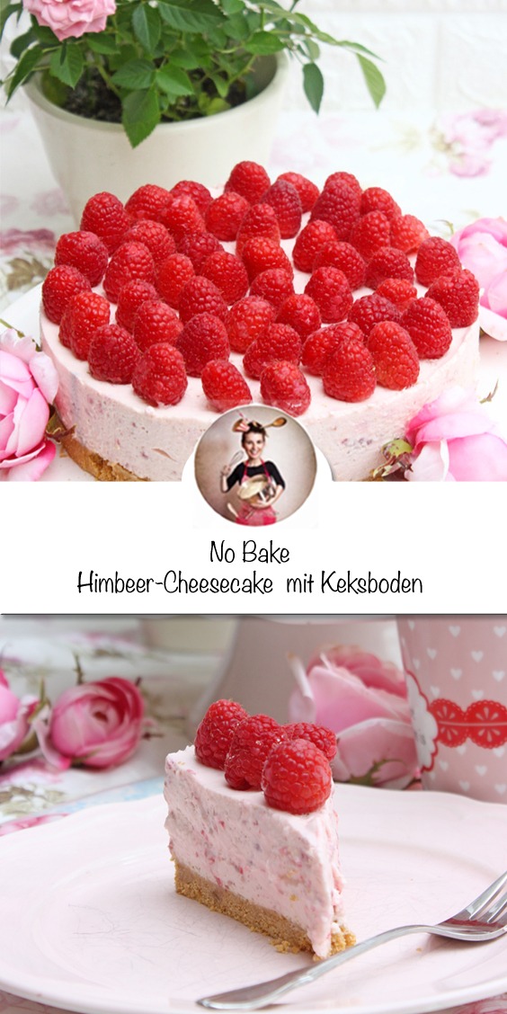 Himbeer-Cheesecake no bake cake 