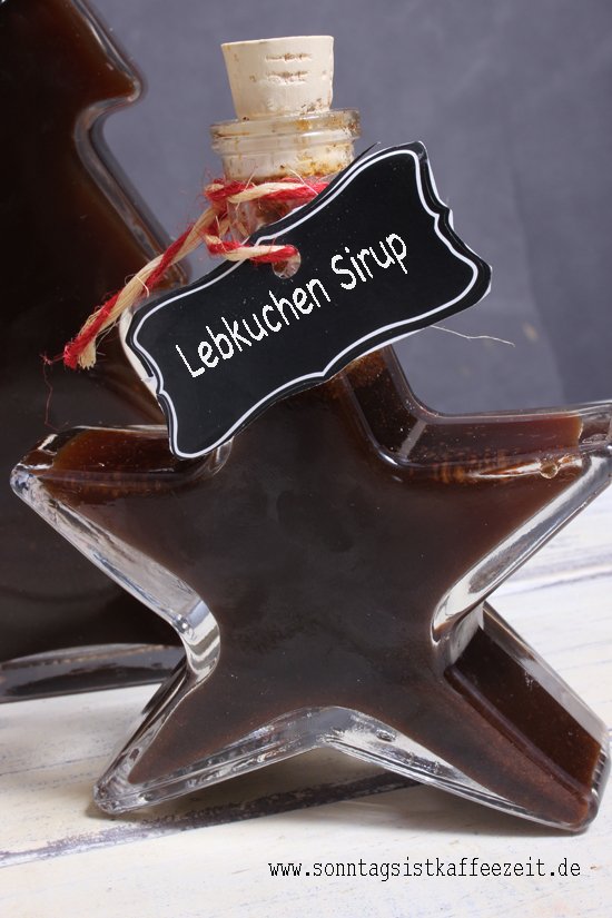 Lebkuchen-Sirup Rezept mit heißer Schokolade 