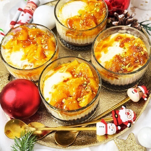 IMG Joghurt Orangen Creme mit Lebkuchen Dessert im Glas
