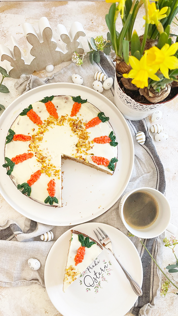 Mega saftiger Karottenkuchen mit Frosting Rezept 1