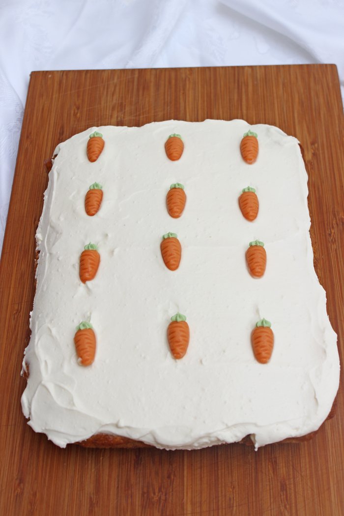 Karottenkuchen mit Orangen-Frischkäsecreme