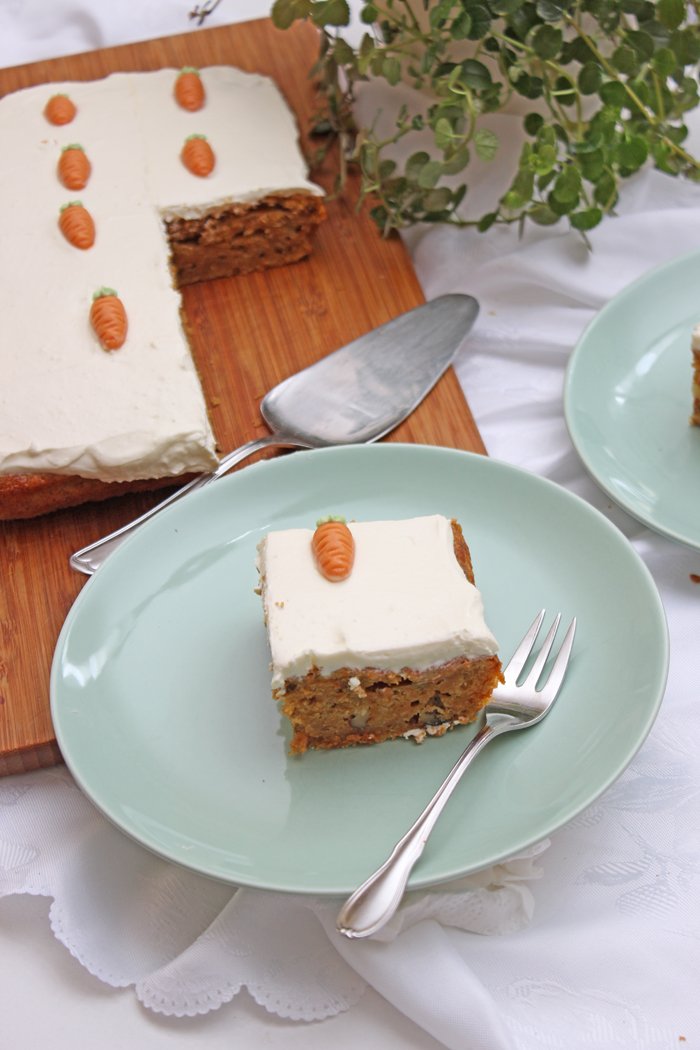 Karottenkuchen mit Orangen-Frischkäsecreme