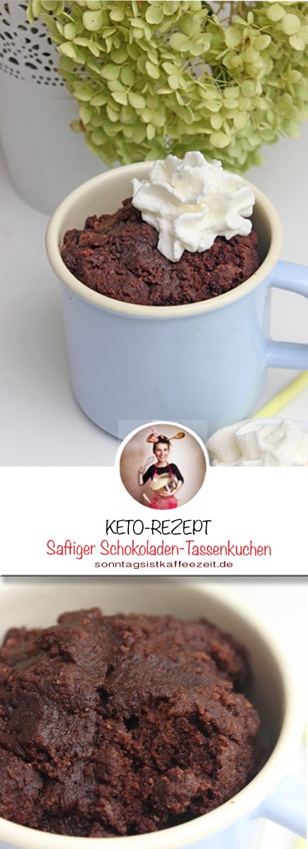 Der saftigste Keto-Schokoladen-Tassenkuchen in nur 4 Minuten!