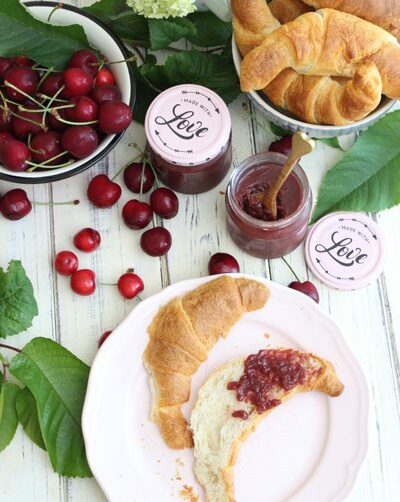 IMG Kirschmarmelade mit Dark Milk Schokolade selbst gemacht 23