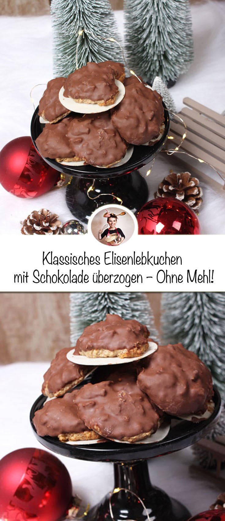 Klassisches Elisenlebkuchen Rezept mit Schokolade überzogen 7