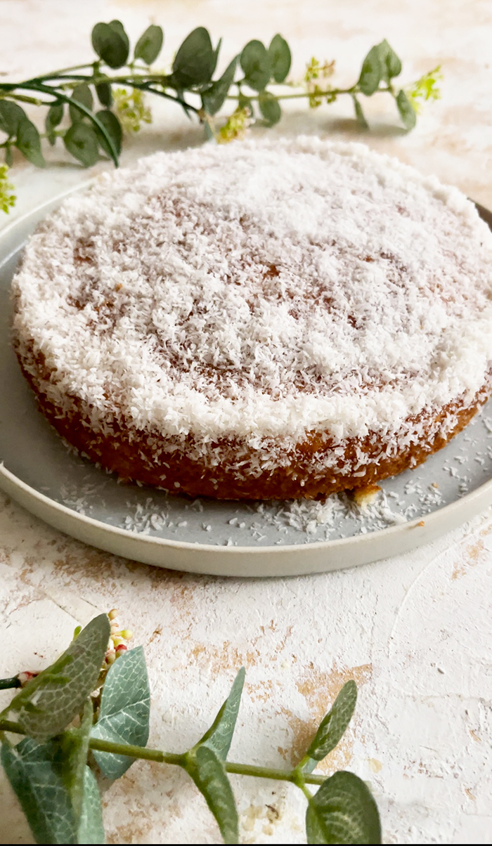 Kokoskuchen Rezept, Kokos, Kuchen, Backen, Rezept, Zutaten, Kokosmehl, Kokosmilch, Zucker, Eier, Gebäck, Kuchen