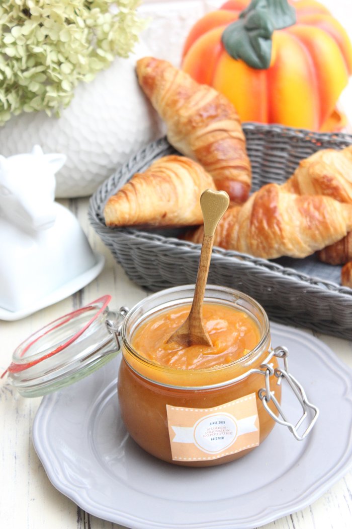 Kürbis-Orangen-Konfitüre Rezept