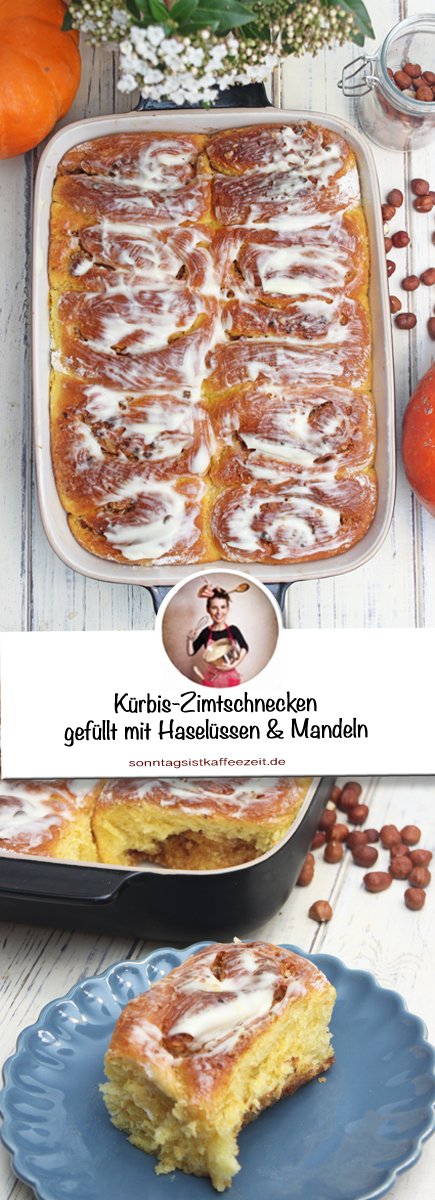 Kürbis-Zimtschnecken Rezept