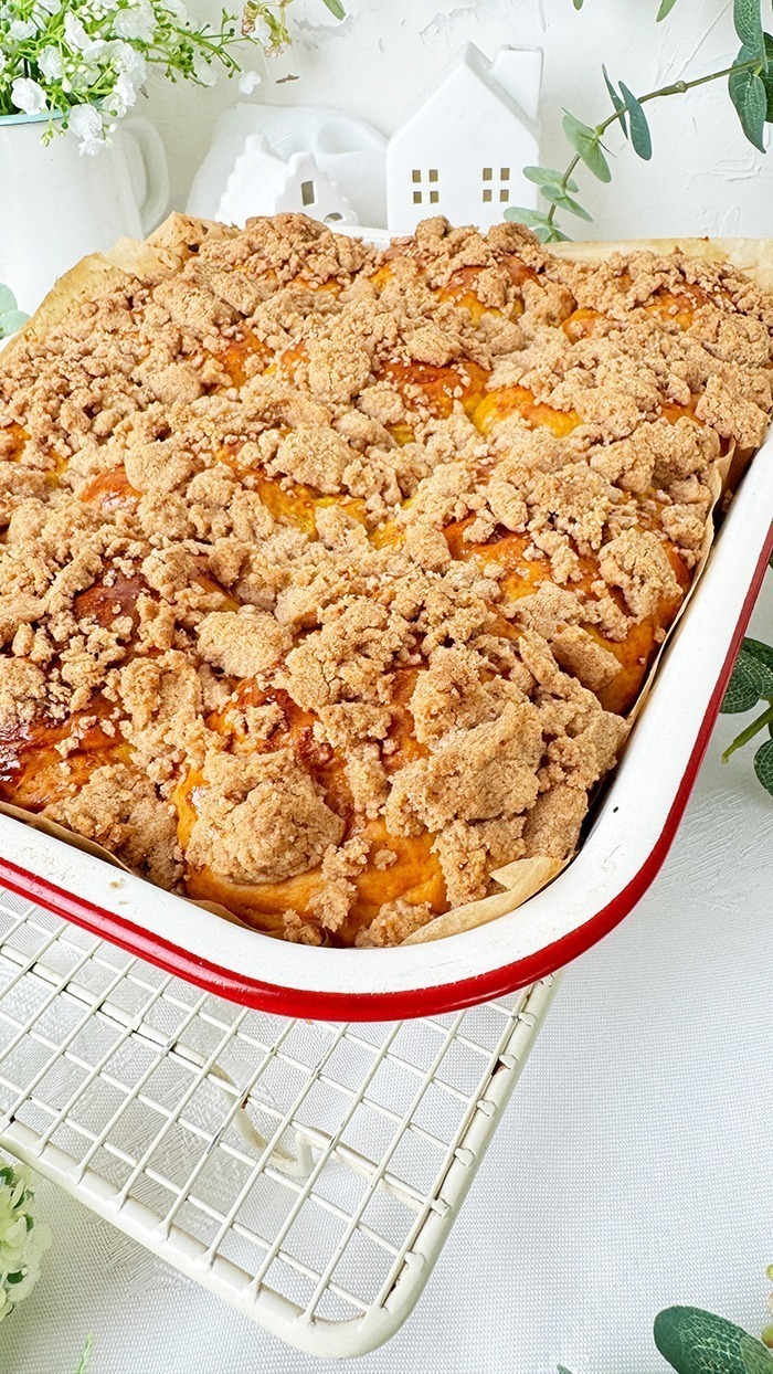 Kürbisbuchteln mit Zimtstreuseln Rezept