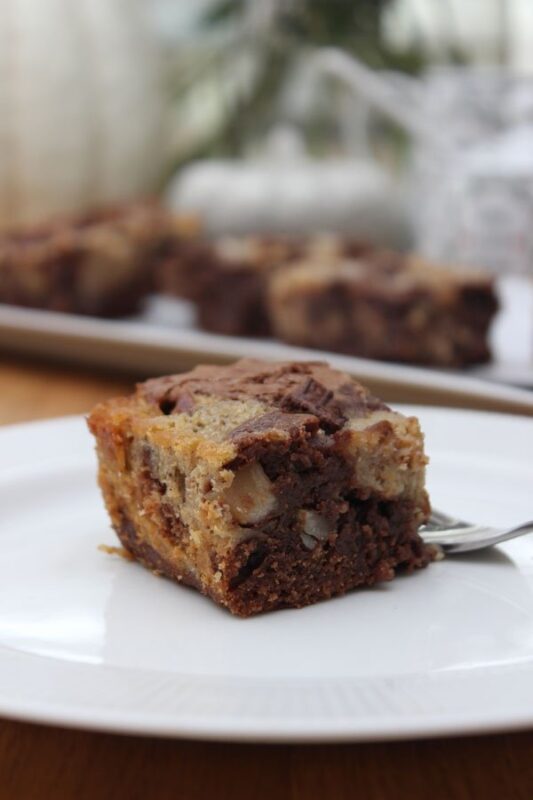 Kürbis Haselnuss Brownies 02