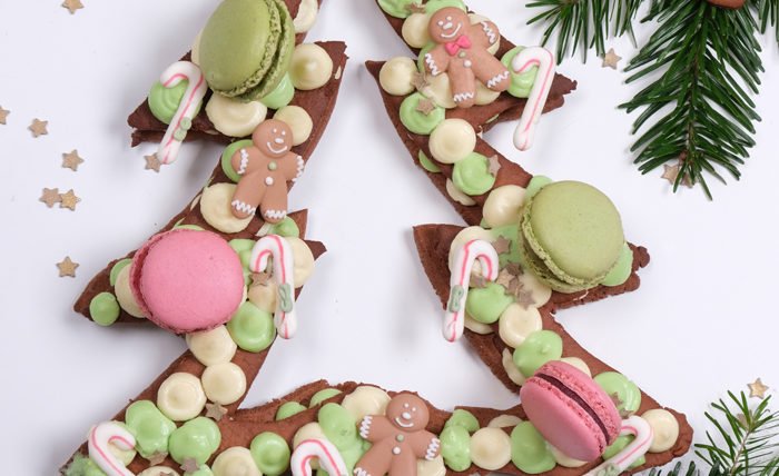 Lebkuchen-Tannenbaum Cake nach Letter Cake-Art 2