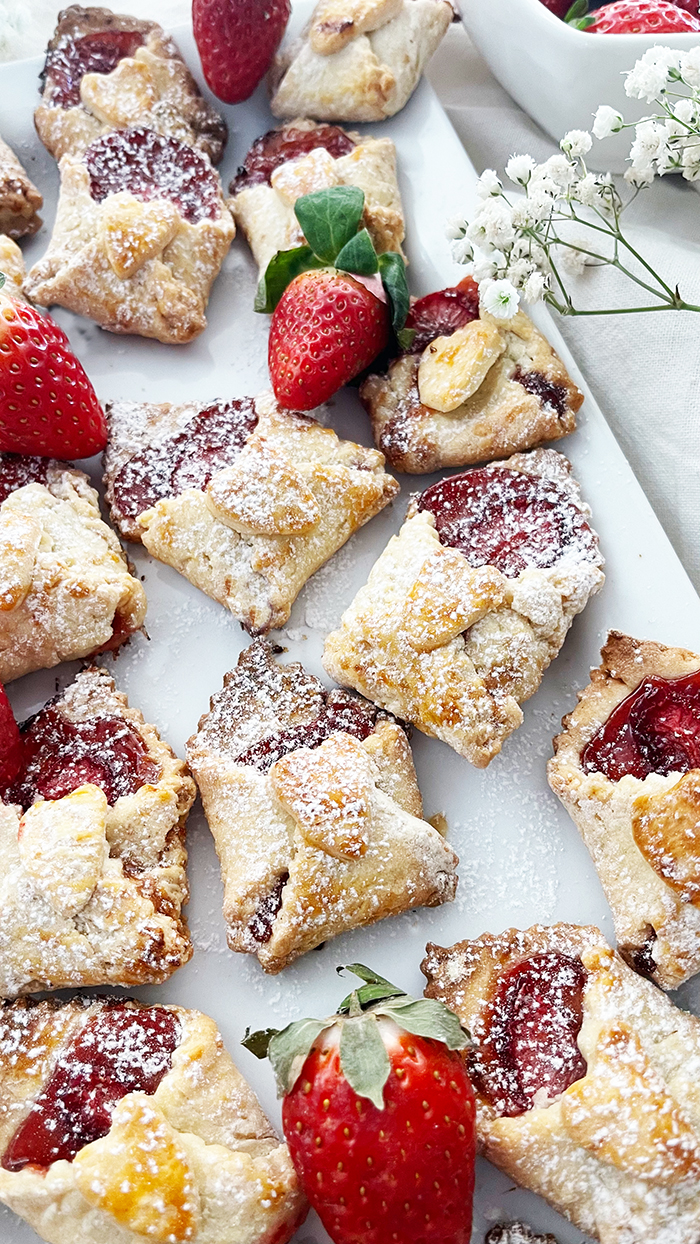 Himmlische Liebesbrief Kekse mit Erdbeeren - Love Letter Cookies, Valentinstag, Muttertag, Kekse, Mürbeteig, 