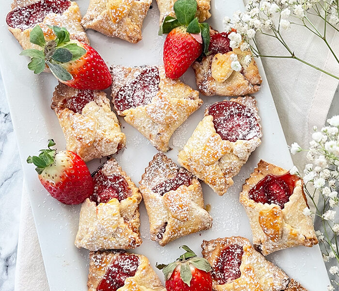 Himmlische liebesbrief kekse mit erdbeeren - love letter cookies,mürbeteig, kekse, valentinstag, muttertag, gebäck