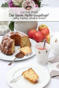 pfel-Gugelhupf Rezept - saftig und fruchtig | Low Carb und Glutenfrei