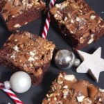IMG Mandel Brownies weihnachtliches Rezept 4