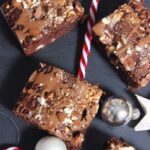 IMG Mandel Brownies weihnachtliches Rezept1