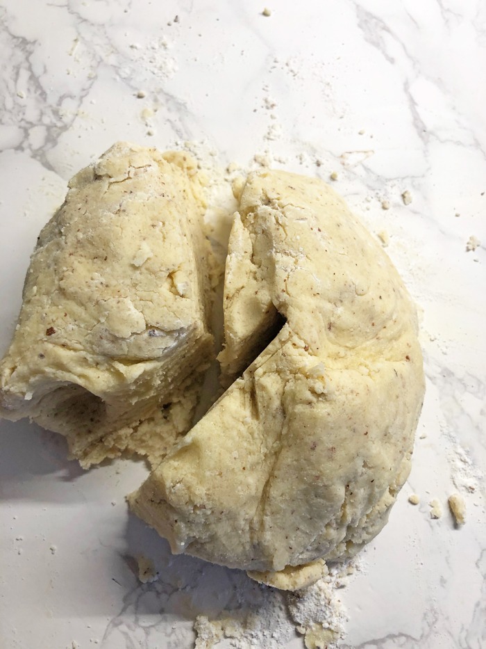 Mandelschnitten mit orange curd rezept