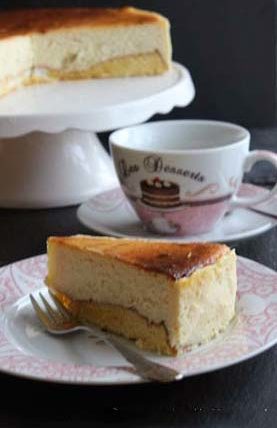 Ein himmlischer und köstlicher marzipan cheesecake 2