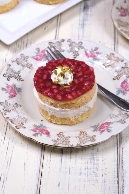 Mascarpone Granatapfel Törtchen 5