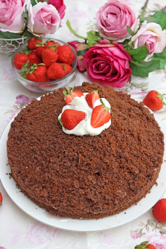Maulwurfkuchen mit Erdbeeren - Mega lecker und 100 % cremig 5 Maulwurfkuchen mit Erdbeeren Rezept