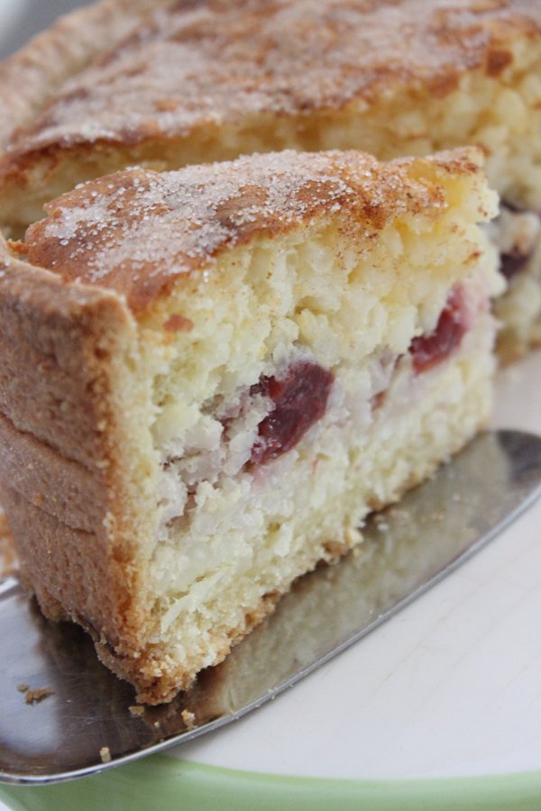 Eine himmlische und lockere Milchreistorte mit Rii Jii Reis