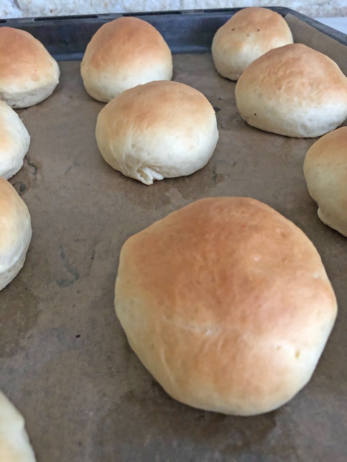 Fluffige leichte Ofenberliner mit Marmelade - Berliner aus dem Ofen